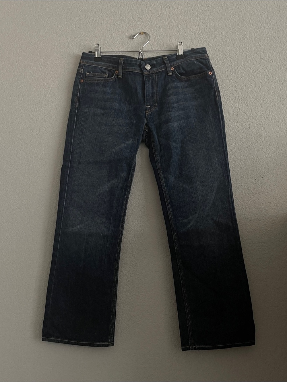 7FAM Dark Blue Flynt Jeans Size 31
